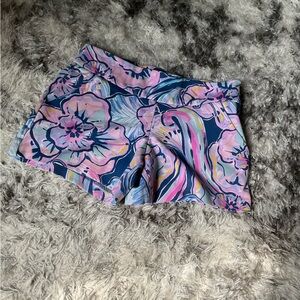 Lilly Pulitzer Makenna Ponte Shorts Nauti Navy Boho Bateau 4” Inseam Size 0